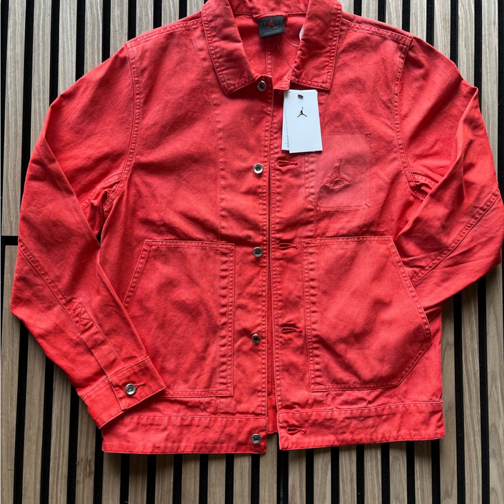 JORDAN ESSENTIALS CHICAGO DENIM MENS LIFESTYLE JACKET Size S